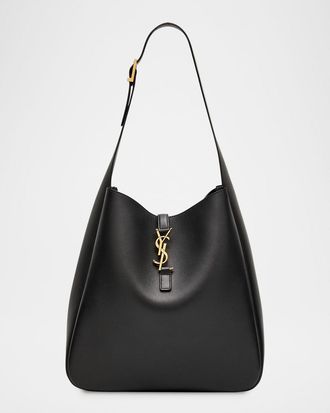 Saint Laurent Le 5 À 7 Large YSL Shoulder Bag in Grain Leather