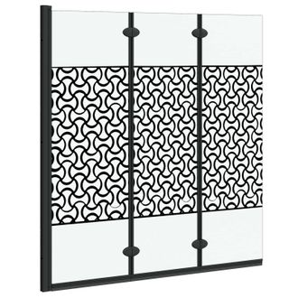 vidaXL Enclosure De Ducha Negro Y Transparente 130 X 130 Cm Vidaxl