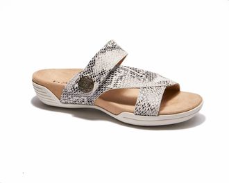 H&auml;lsa Footwear Womens Desiree Sandal In Beige/silver