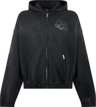 Represent Sweatshirts & Hoodies - Heren - Vesten met rits - Zwart - L - Hoodies & sweatvesten