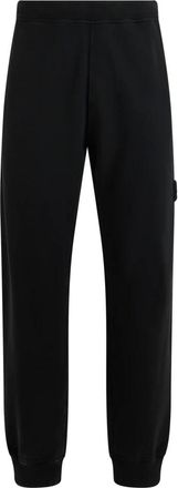 Stone Island Heren, Broeken, Zwart, Maat: L Fleece