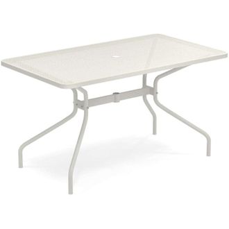 Emu Cambi Tavolo Rettangolare 140X80 Bianco Raggrinzato 9002