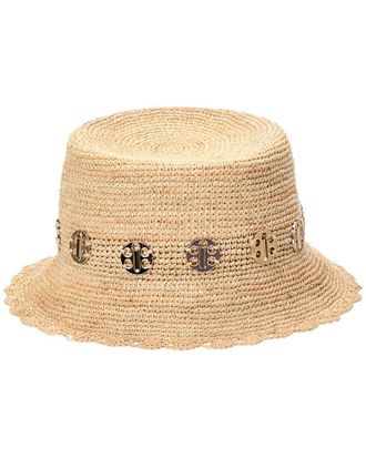 Bruno Magli Crochet Bucket Hat