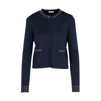 Liu Jo Knit Jacket with Gemstones