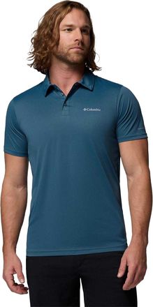 Columbia Herenpolo met korte mouwen (Blauw)