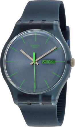 Swatch Originals New Gent Blue Rebel Blue Dial Mens Watch SO29N704