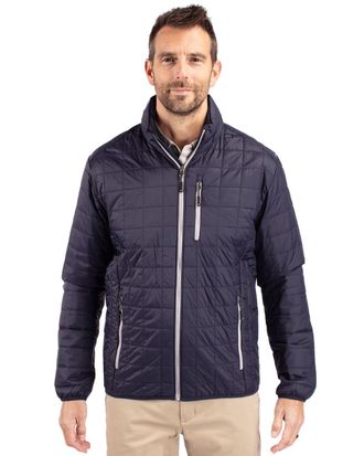 Cutter & Buck Rainier PrimaLoft Mens Eco Insulated Full Zip Puffer Jacket