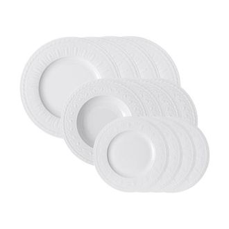 Villeroy & Boch Cellini 12 Piece Dinnerware Set in White at Nordstrom