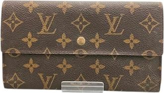 Louis Vuitton Pre-owned Wallets, male, Brown, Size: ONE SIZE Pre-owned Portefeuille Tresor International Monogram Long Wallet