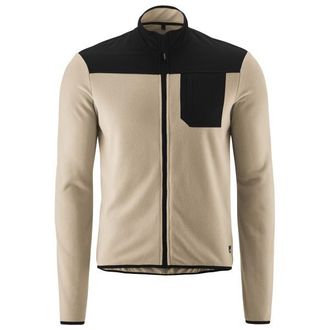 Gonso Adventure Jersey Fleece Velotrikot f&uuml;r Herren | beige