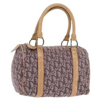 Dior Pre-owned Handbags, female, Pink, Size: ONE SIZE Pre-owned Vintage Boston Bag