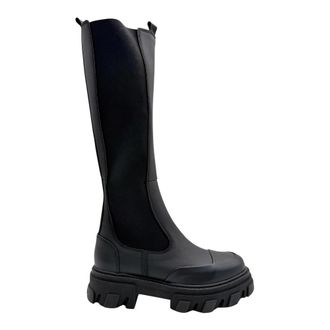 Ganni High Boots, female, Black, Size: 10 US Boots