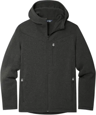 Stio | Mens Wilcox Fleece Hoodie, Size Extra Large in Abyss Heather | Wool