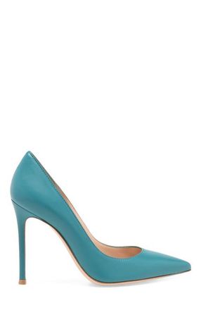 Gianvito Rossi Gianvito 105 Pumps in Turquoise Nappa at Nordstrom, Size 35.5