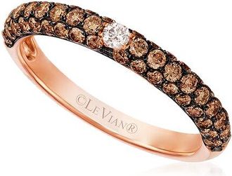 Le Vian Bands 14K Rose Gold 0.88 Ct. Tw. Diamond Ring