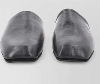 Our Legacy loafers slipper cigar flat sole square toe