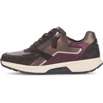 Gabor Rollingsoft Sneaker - Dames - Schoenen - Bruin - Maat: 38 1/2 EU Leer