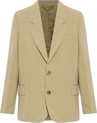 Victoria Beckham Double-Vent Blazer - Dames - Blazers - Groen - 2XS - Jassen