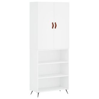Berkfield Home Highboard White 69.5x34x180 cm Engineered Wood