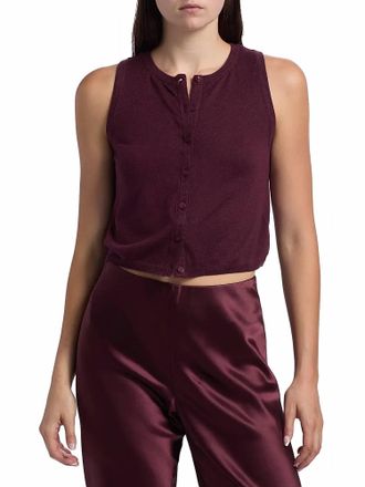 Cami NYC Dia Sweater Vest In Blackberry