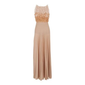 Elisabetta Franchi Donna, Abiti, Beige, M, new