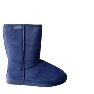 Minnetonka Womens Olympia Short Boot In Indigo
