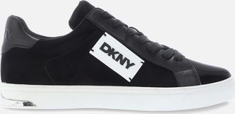 DKNY Womens Aelix Lace Up Trainers - Black - Size: 6.5