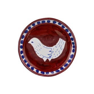 Arcucci feather burgundy flat oil &oslash;10 cm