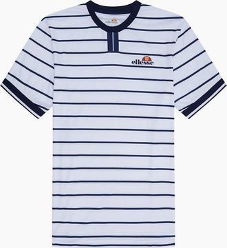 Ellesse Mens Clinton Crew Neck Short Sleeve Jersey T-Shirt - White - Size: 36