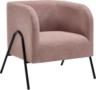 Vente-Unique Poltrona in tessuto Rosa - BLINODA