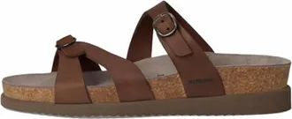 Mephisto Womens Hannel Slide Sandal In Dark Brown