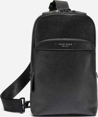 Cole Haan Mens Damon Sling Bag - Black