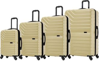 InUSA Inusa Aurum Lightweight Expandable Hardside Spinner 4Pc Luggage Set