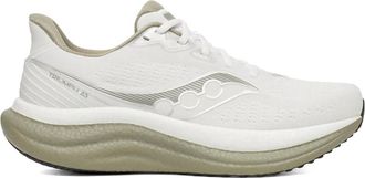 Saucony Mens Triumph 23 Running Shoes In White/laurel