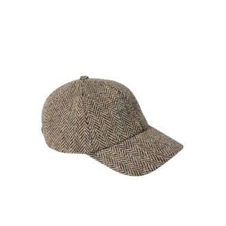 Paul Smith Cappello in lana a spina di pesce - - Accessories - Uomo - Marrone - ONE SIZE