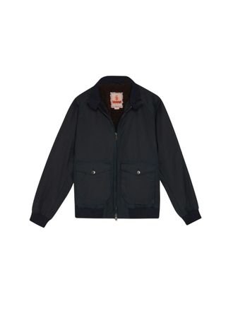 Baracuta Authentic Fit Waxed Cotton Pocket Jacket