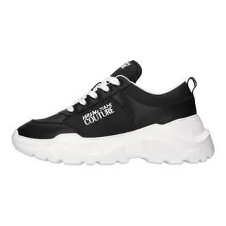 Versace Jeans Couture Heren, Schoenen, Zwart, Maat: 42 EU Leer