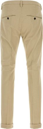 Dondup Mens Gaubert Trousers Beige Cotton