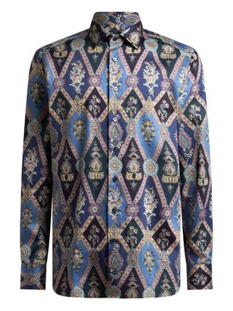 Etro Camicia con motivo paisley - Blu