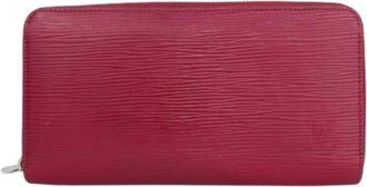 Louis Vuitton Pre-owned Leren Portemonnee - Dames - Vintage Accessoires - Rood - ONE Size - Leer - Vintage