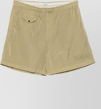 C.P. Company nylon swim shorts elastic waistband pockets
