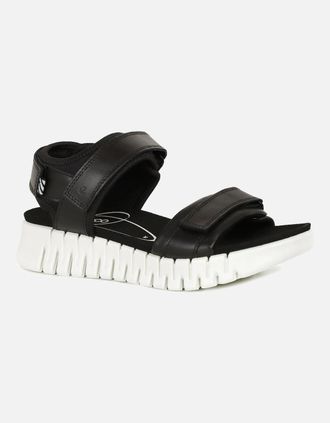 Ecco Ecco Womens Gruuv Sol Womens Sandals - Black - Size: 7.5