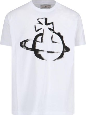 Vivienne Westwood stencil Orb Logo T-shirt