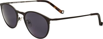 Hackett Mens 49mm Brown Sunglasses