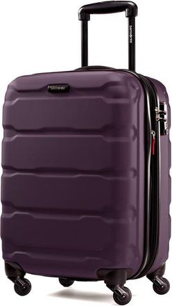 Samsonite Omni PC Checked-Medium 24-Inch Hardside Expandable Luggage with Spinner Wheels in Purple at Nordstrom