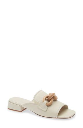 Pedro Garcia Enna Slide Sandal in Ivory Petitgrain Oak at Nordstrom, Size 10.5Us