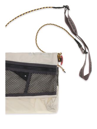 Kl&auml;ttermusen Algir Foldover Nylon Crossbody Bag - Gray