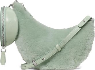Kate Spade New York duo genuine shearling crossbody bag in Mint Frosting at Nordstrom