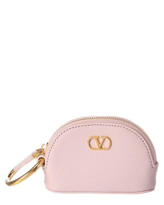 Valentino Vlogo Signature Leather Pouch