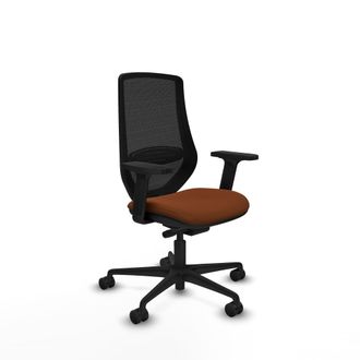 Piqueras y Crespo Piqueras Y Crespo Mardos Silla De Oficina Marr&oacute;n Negro
